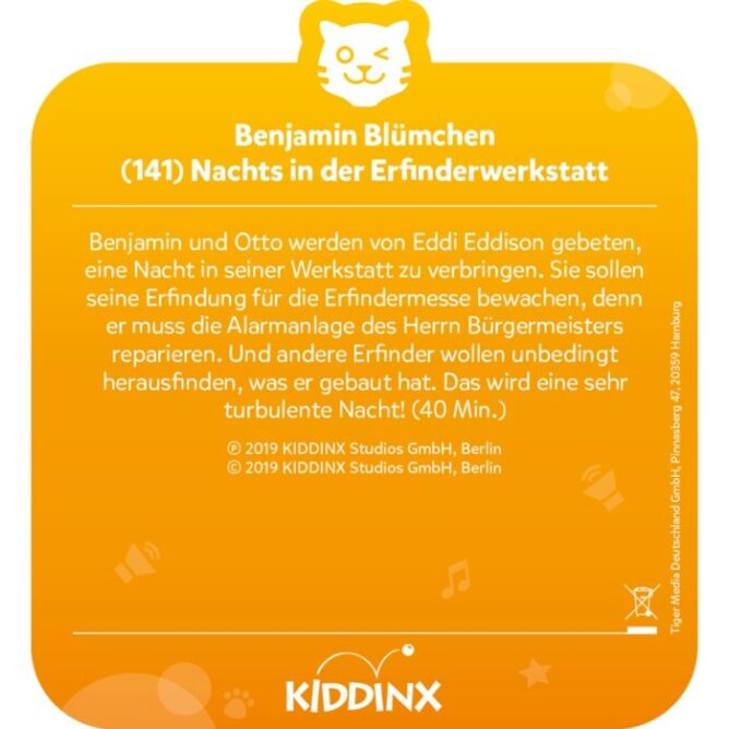 tigercard – Benjamin Blümchen – Nachts in der Erfinderwerkstatt – Bild 3