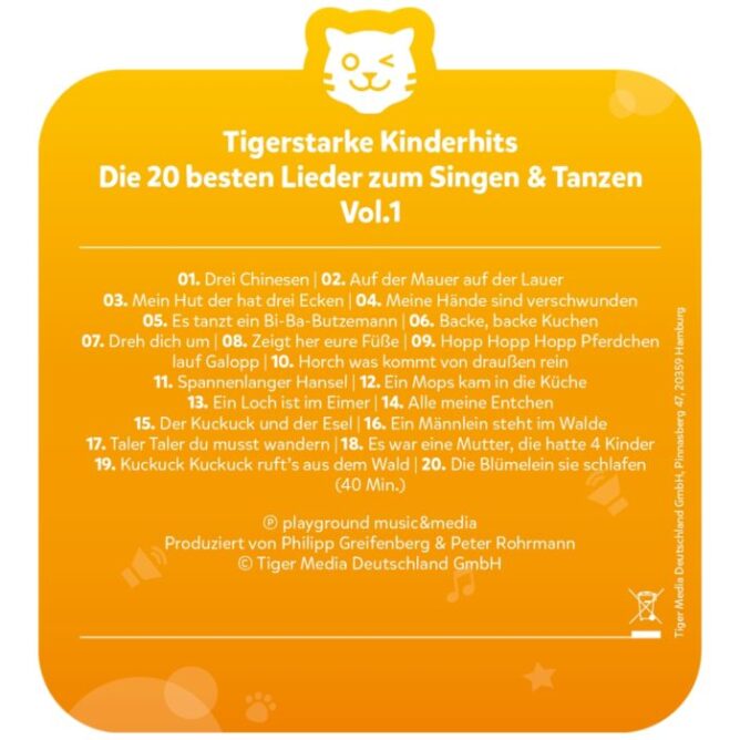 tigercard – Die 20 besten Lieder zum Singen & Tanzen – Bild 3