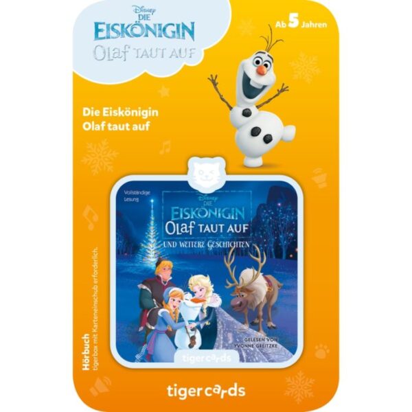 tigercard – Die Eiskönigin – Olaf taut auf