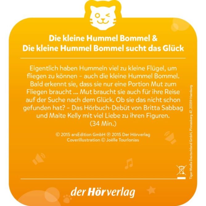 tigercard – Die kleine Hummel Bommel und die kleine Hummel Bommel sucht das Glück – Bild 3