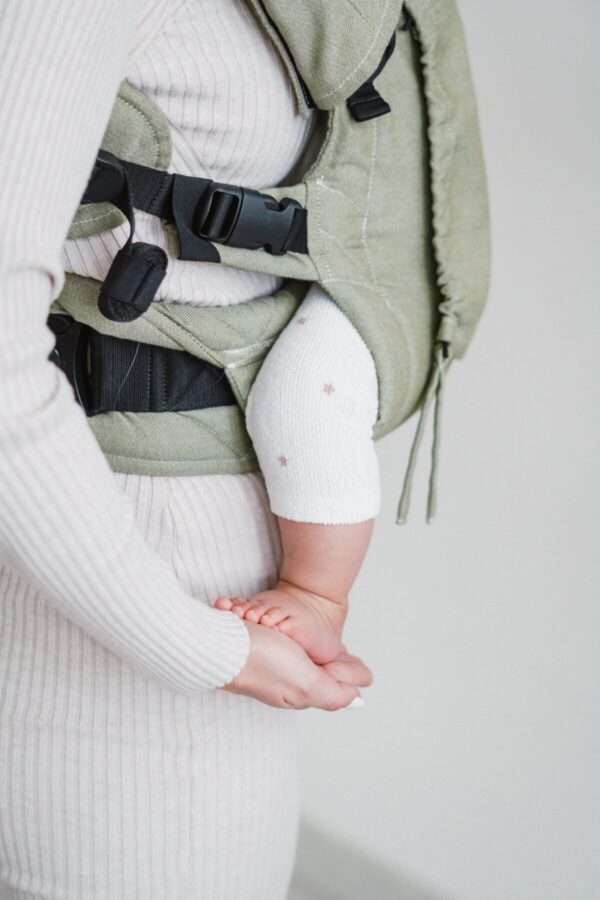 Baby carrier - Be Lenka Mini - Unicolor - Green – Bild 5